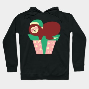 Funny Christmas Sloth Hoodie